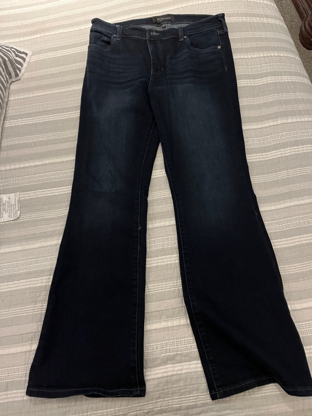 Liverpool Women's Dark Blue Flare Jeans